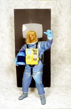 Suit With Helmet Off